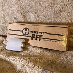 Hyper Vest Fit 5lb Individual Weights for Weighted Training New In Opened Box